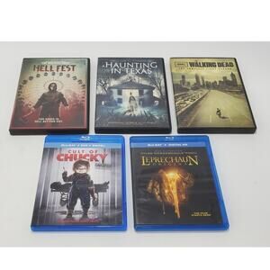 Lot of 5 Horror Movies DVD/Blu-ray The Walking Dead Complete Season 1 +4 Others